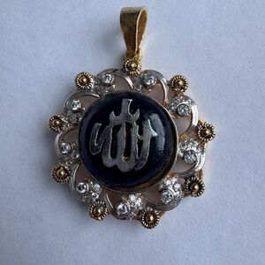 Elegant Gold and Silver Pendant